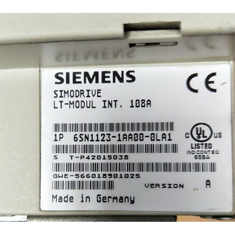 Siemens 6sn1123-1aa01-0fa1